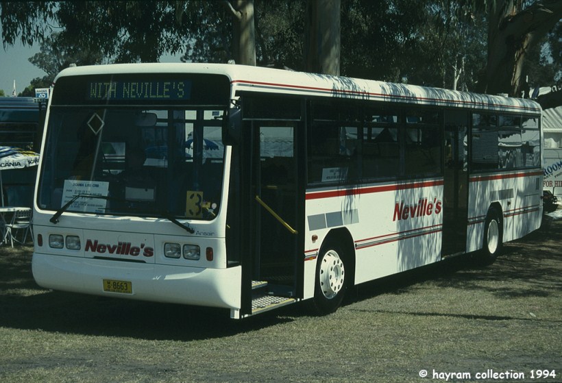 NEVILLE`S CASULA N.S.W SCANIA N113CRB MO-8663