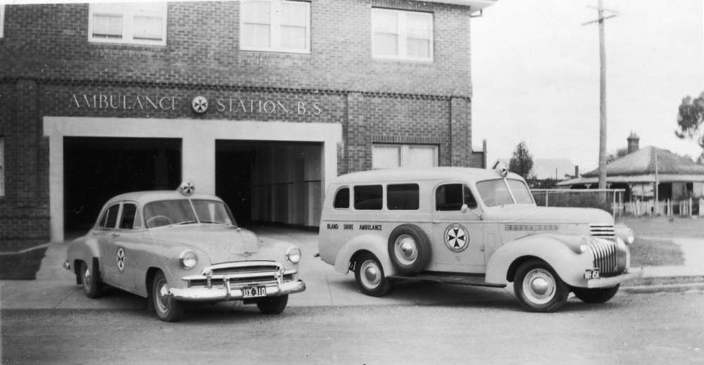 Bland Shire Ambulances - UX 310 Chevrolet & MF 454 Chevrolet - c1953 - RD - r.jpg