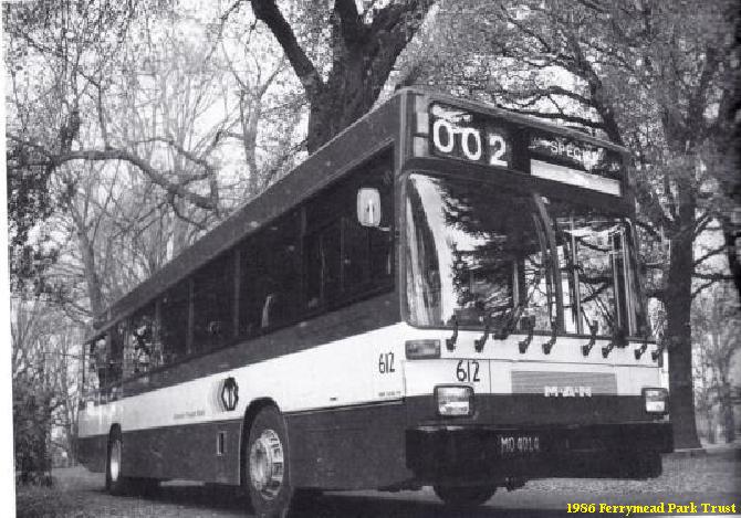 CTB 612 new in 1986 thanks to Ferrymead Park Trust