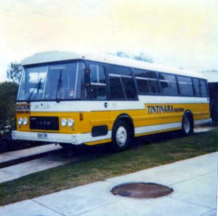 Ansair bodied Bedford.Ex Ansett.Photo dated around 1983-84.A variation of a livery.