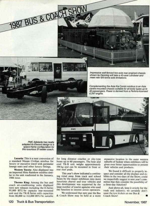 T & BT - 1987.11 Page 120 - 1987 Bus and Coach Show.JPG