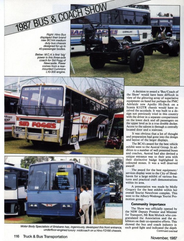 T & BT - 1987.11 Page 116 - 1987 Bus and Coach Show.JPG