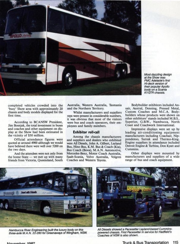 T & BT - 1987.11 Page 115 - 1987 Bus and Coach Show.JPG