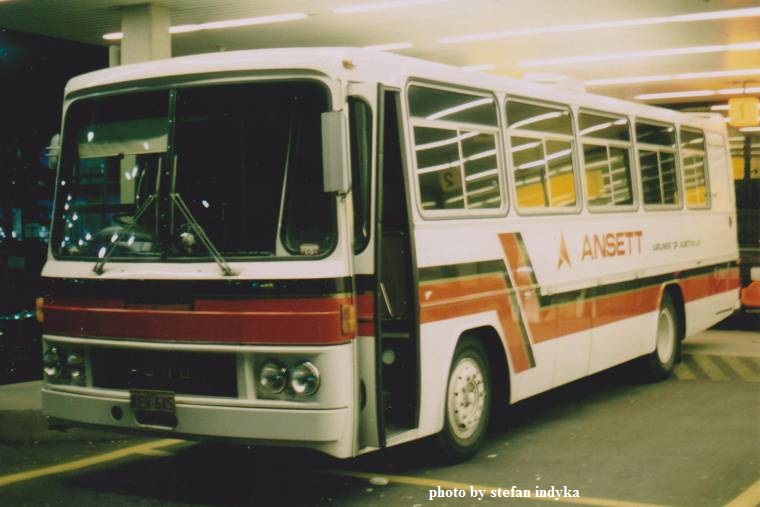 KEV 645, a Ford with I believe the last airport bus body style by Ansair.