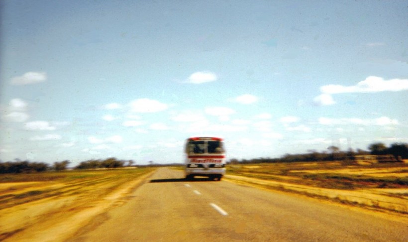 Central Australia Tour Pictured Traversing The Hay Plains - Late 1960's