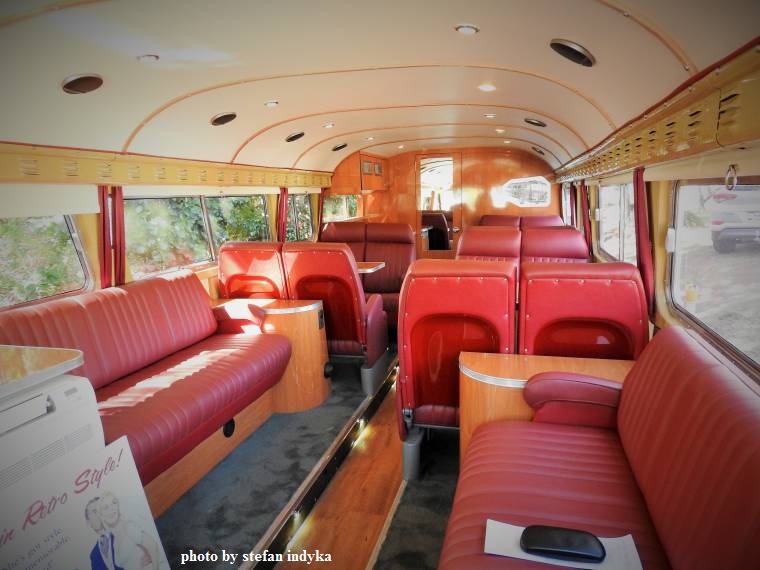 An interior view of the restoration and refurbishment on TV 8247.