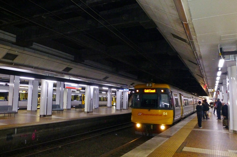 EMU 04 at Central Station on route to The Gold Coast