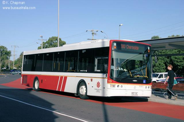 972 IVL
Hornibrook Bus Lines 115 (972.IVL) is a Mercedes Benz O500LE with Volgren CR228L body, photographed at Westfield Strathpine.

Keywords: volgren_CR228L mercedes_O500LE chapmanphoto