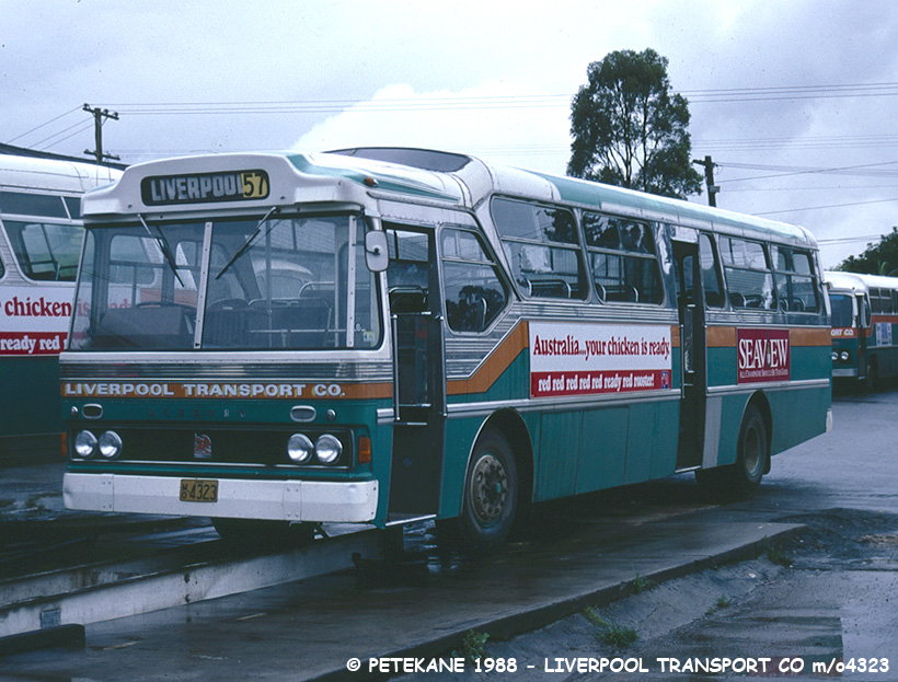 m/o 4323
Liverpool Transport Bedford YMT3/PMC in 1988.
Keywords: denairphoto bedford_YMT3 pmc
