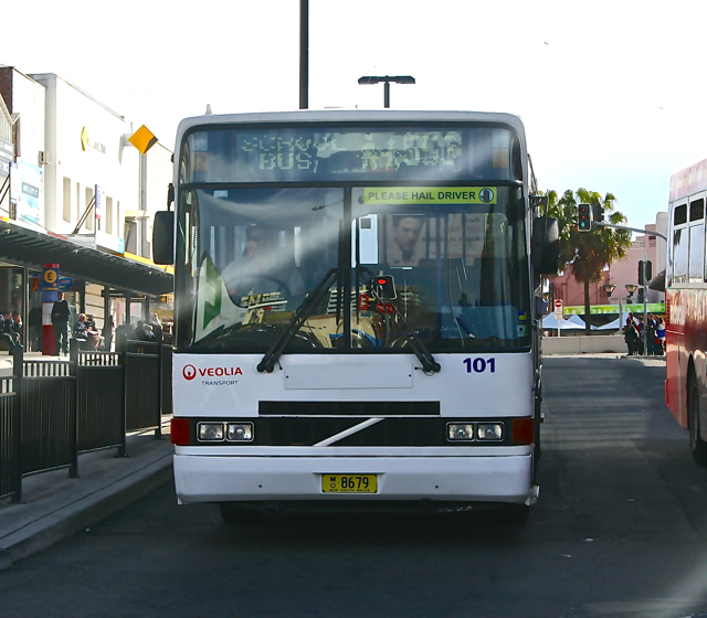 m/o 8679
Transdev NSW South (101)
Volvo B10M Mk III/Custom Coaches"210"
ex Southtrans (Deanes Coaches (South) Pty Ltd) (101) m/o 8679 9/99.

Seen at Bankstown Interchange 7/8/13
Keywords: transdevbus custom_210 volvo_B10M adamsphoto