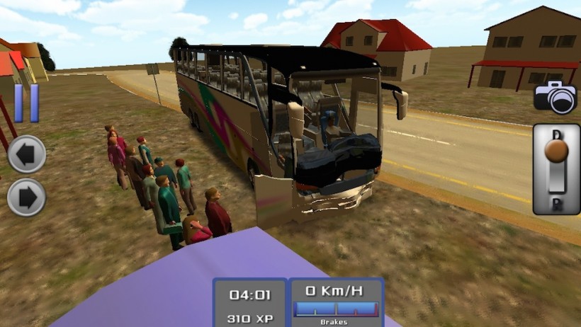If you crash, you will not only loose XP, but your bus will be dented