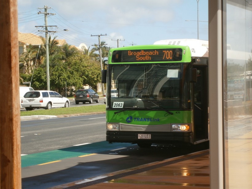 Translink/Surfside bus #470 on a terminating route 700